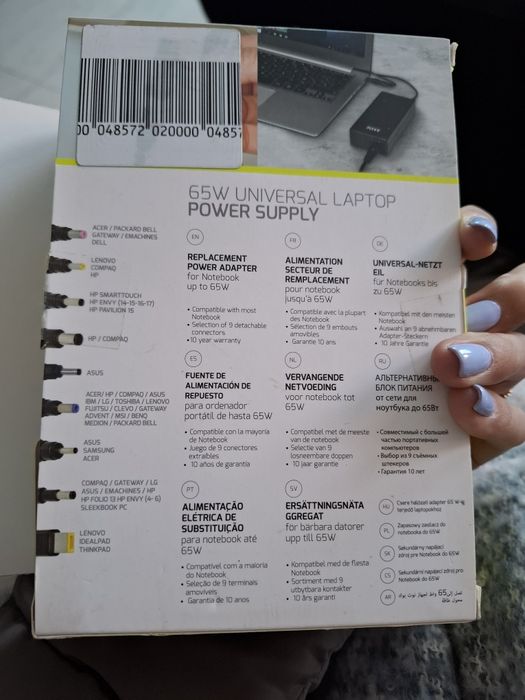 Carregador universal para portátil