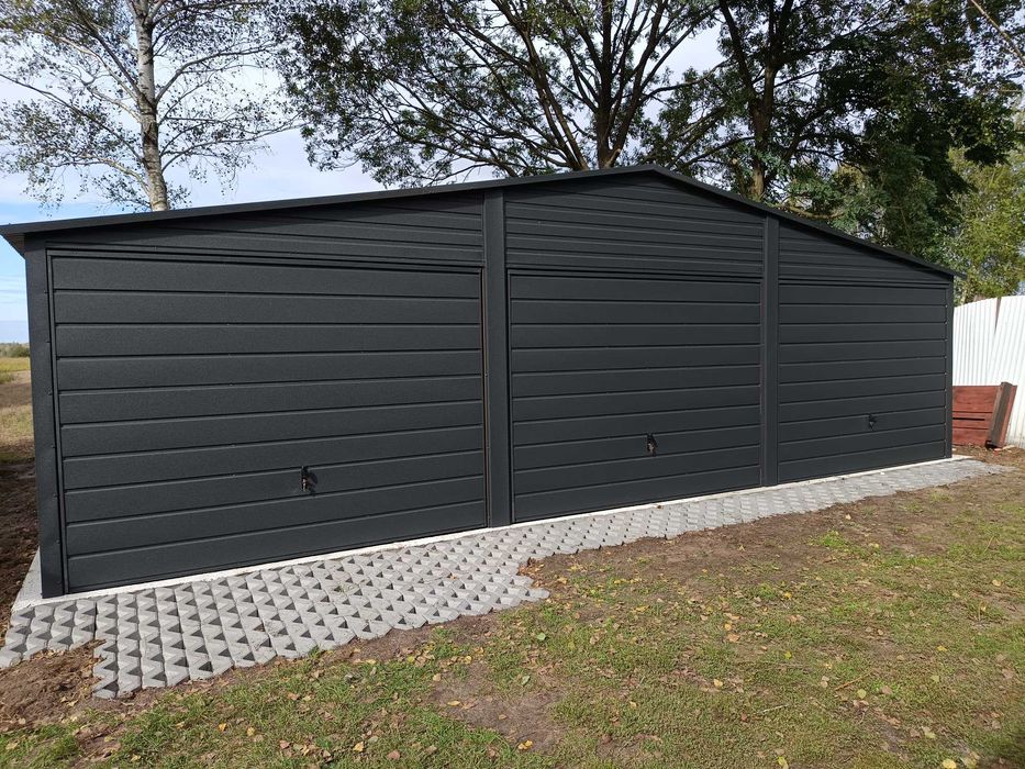 Garaż blaszany garaż blaszak garaże 9x6 7x5 6x6 Rus -stal profil 5x7