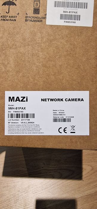 Câmara 4k de alta resolução POE MAZI