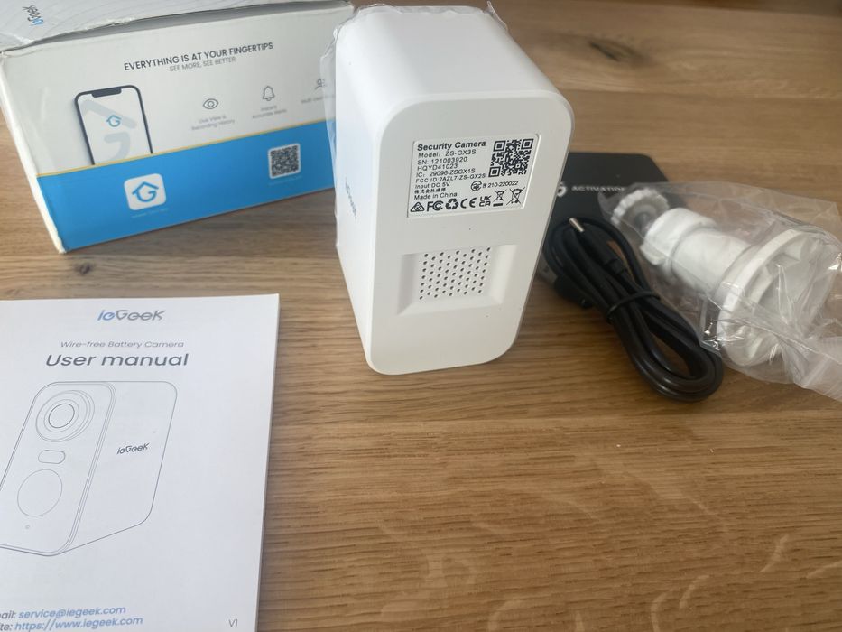 IoGeek ZS-GX3S kamera zewnetrzna , biala , nowa