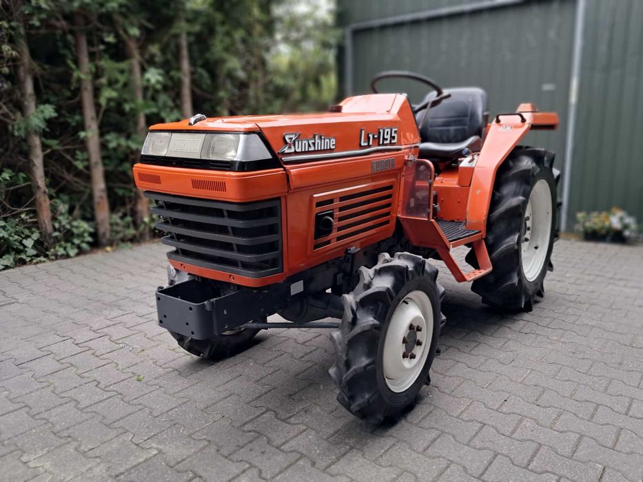 Traktorek KUBOTA Sunshine Z1-195 oraz 205. WSPOMAGANIE, REWERS, ZADBANY
