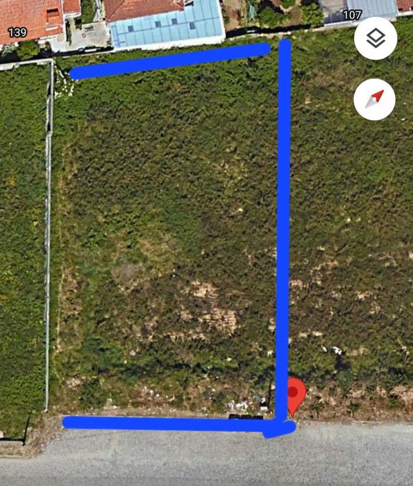Terreno com 1000m², 24m de frente em argoncilhe (Santa Maria da Feira)