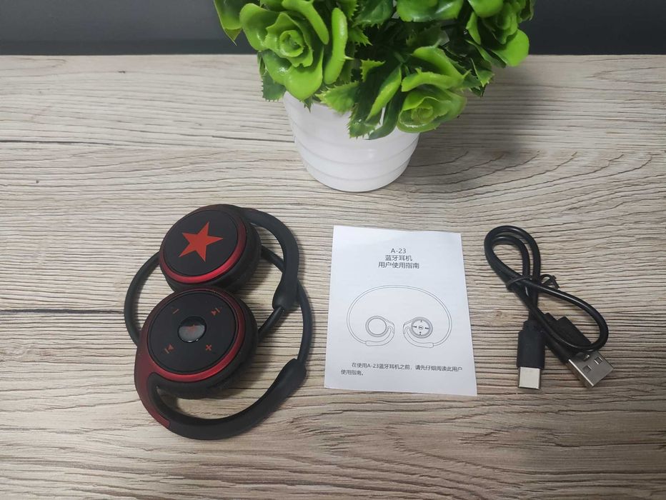 Słuchawki bezprzewodowe z Radiem  na Kartę Nauszne zauszne Bluetooth