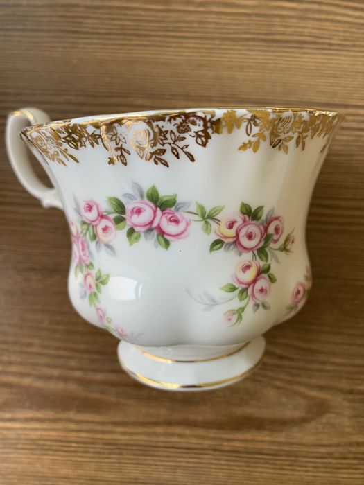 Royal Albert  Dimity Rose блюдце і десертна тарілка