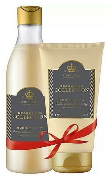 Espuma de Banho + Loção Corporal Sparkling Collection