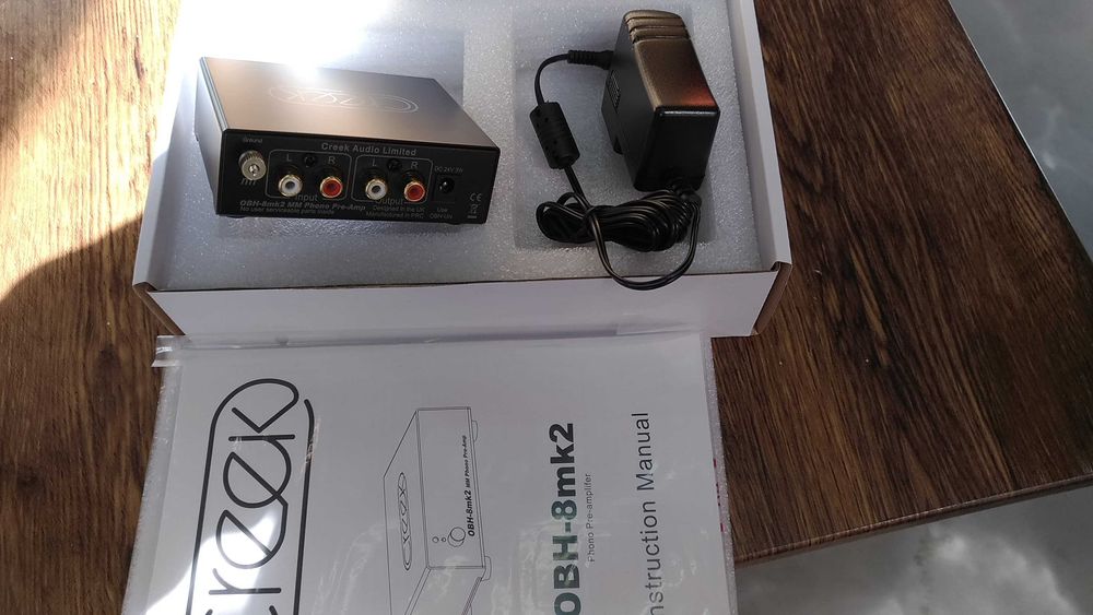 Creek Audio MM Phono Preamplifier, OBH-8mk2 (2018 Version) with OBH-UNI Power Supply Unit (Unused)64409450832513121