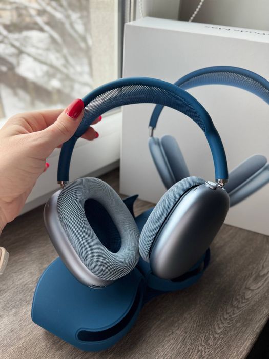 AirPods Max (Sky Blue z niebieskim pałąkiem) – oryginalne