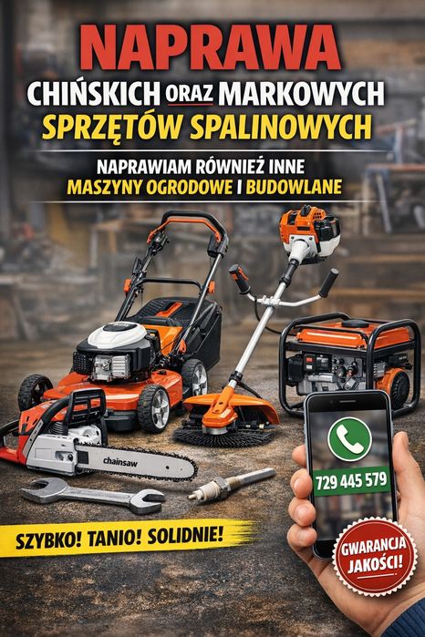 Serwis naprawa opryskiwaczy/zageszczarek/agregatów