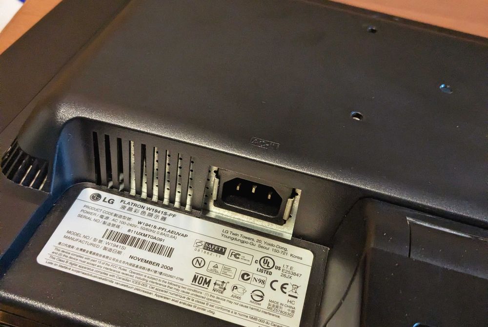 Monitor LG Flatron W1941S-PF
