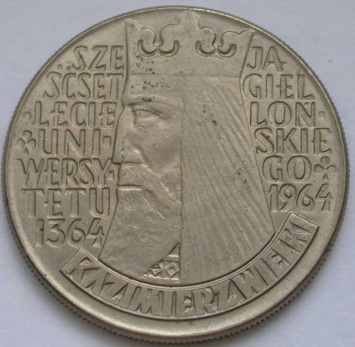 Polska 10 złotych 1964 - Kazimierz Wielki