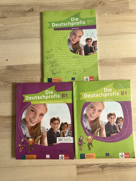 Die Deutschprofis B 1 ортгінал набір три підручника німецька мова