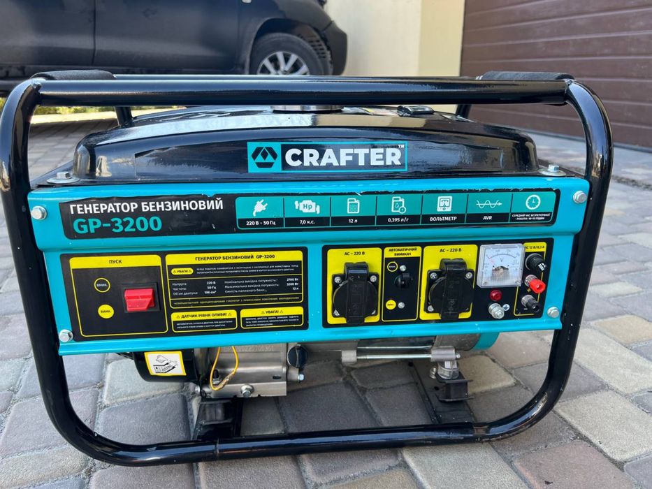 Генератор Crafter GP-3200 безиновий 3кВт