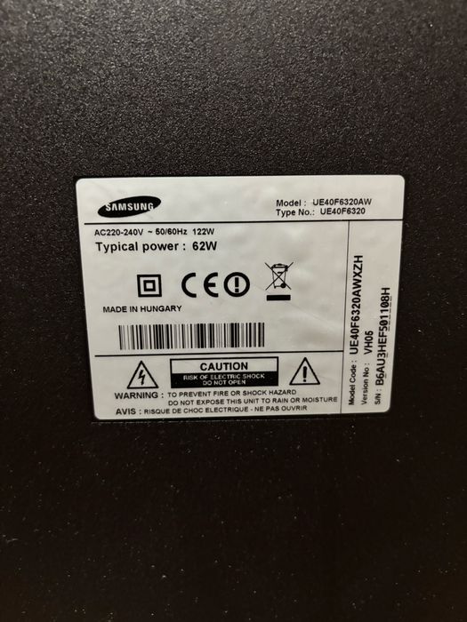 Telewizor Samsung UE40F6320AW 40cali