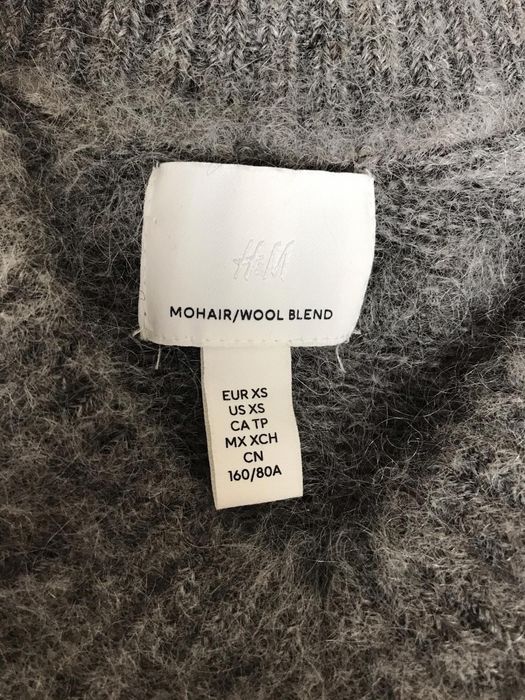 H&M Mohair/Wool Blend sweter damski XS wełna moher