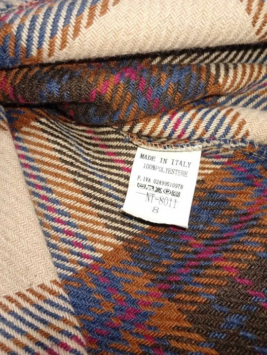 Casaco xadrez menina 8 anos