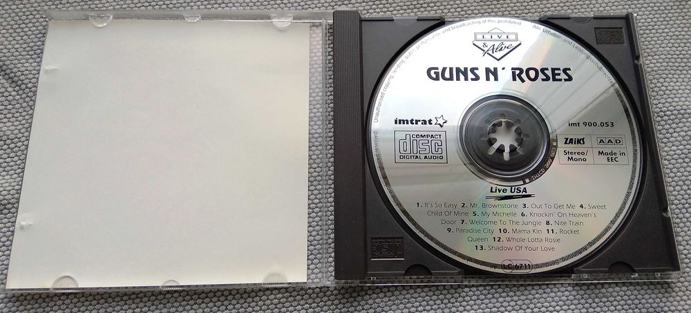 Guns N' Roses - Live USA - Аудио CD , Европа VG+ из коллекции,редкий !