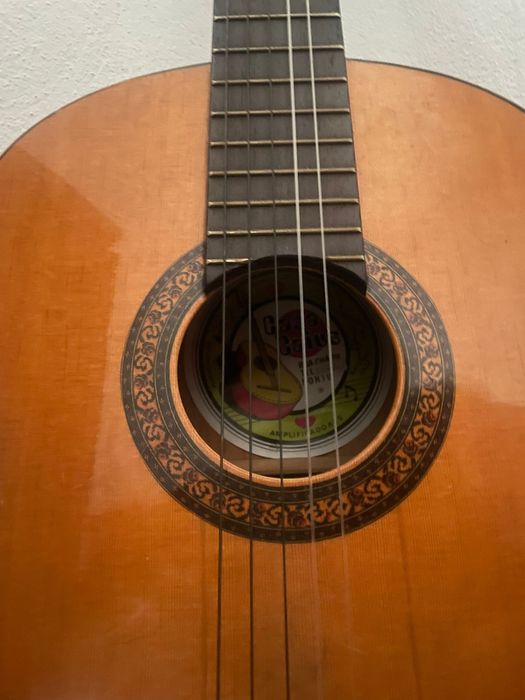 Guitarra + capo semi novas