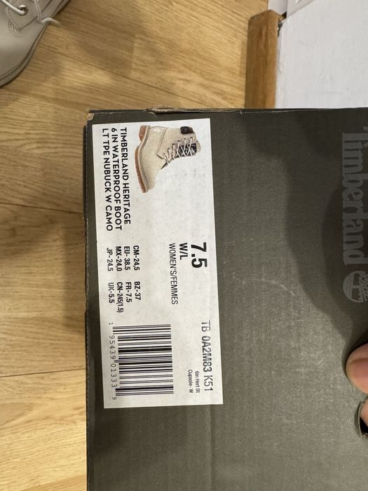 Buty timberland 6 in Taupe  roz  38,5