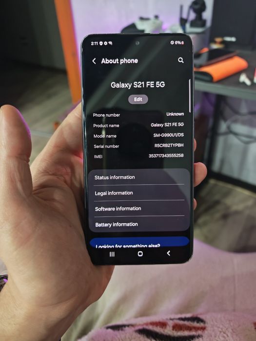 Samsung s21 FE америка