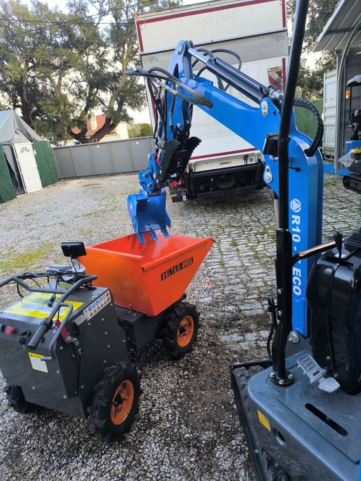 Kit construção lite giratória R10 1T e dumper eléctrico
