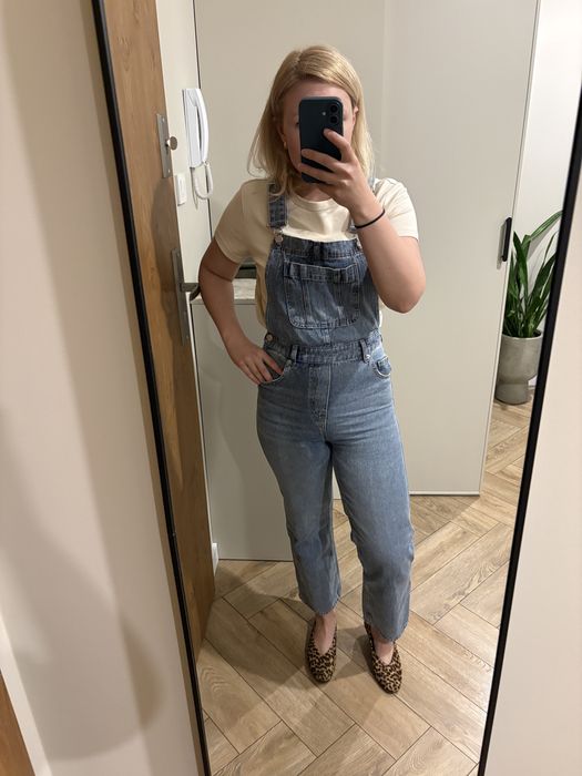 Jeansowe ogrodniczki z H&M