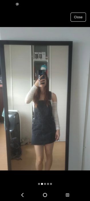 Jardineiras Pretas (Bershka)