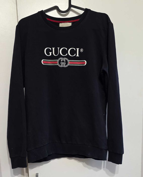 Granatowa bluza Gucci