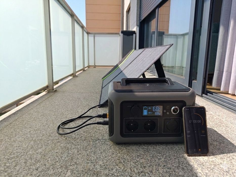 ENTREGA IMEDIATA: Kit Solar 600W (299Wh) LiFePO4 + Painel 100W - NOVO