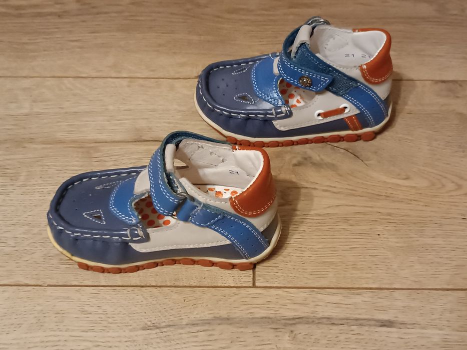 Buty pòłsandaly Bartek r.21 chłopięce eleganckie