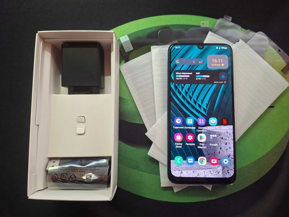 Samsung Galaxy M21 4/64GB Black, NFC, AMOLED, без ремонту