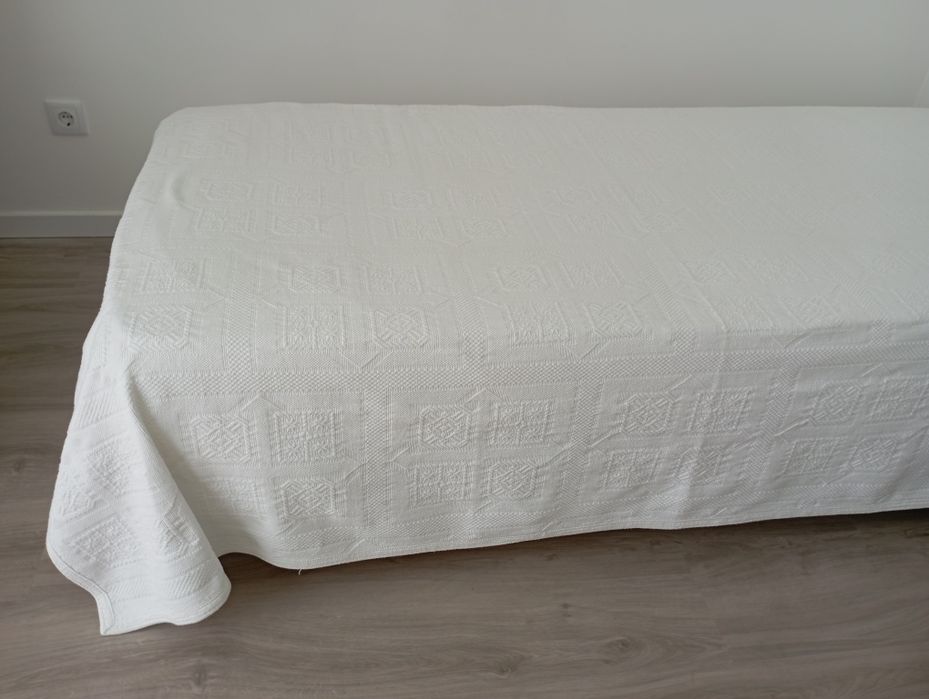 Colcha 100% algodão para cama de solteiro