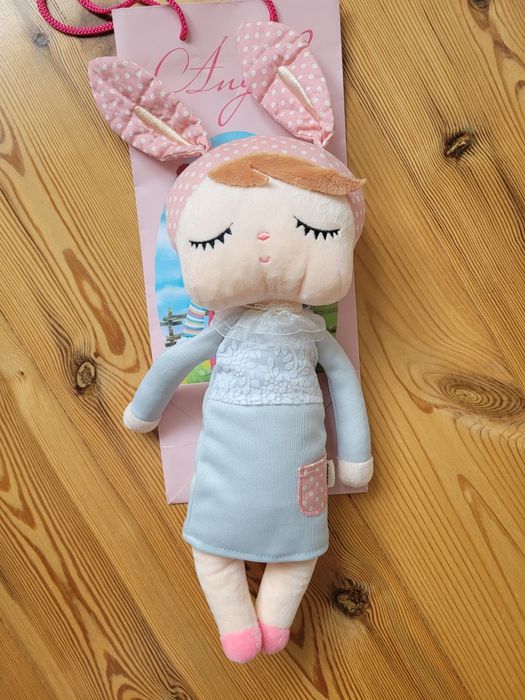 Przytulanka pluszak lala lalka  metoo 33 cm opakowanie