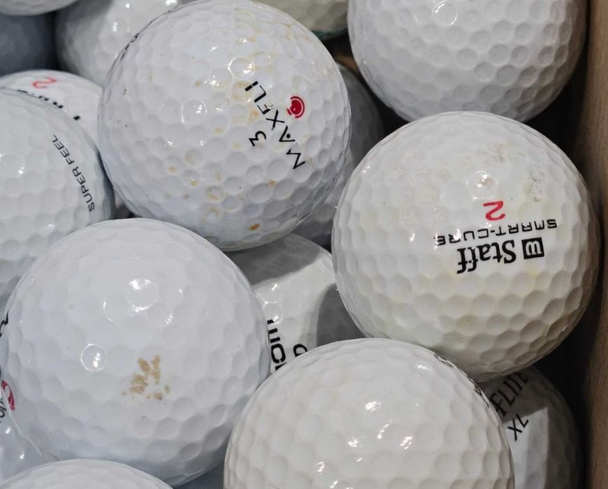 100szt piłki golfowe używane MIX kat. C/D do golfa zestaw LAKEBALLS białe