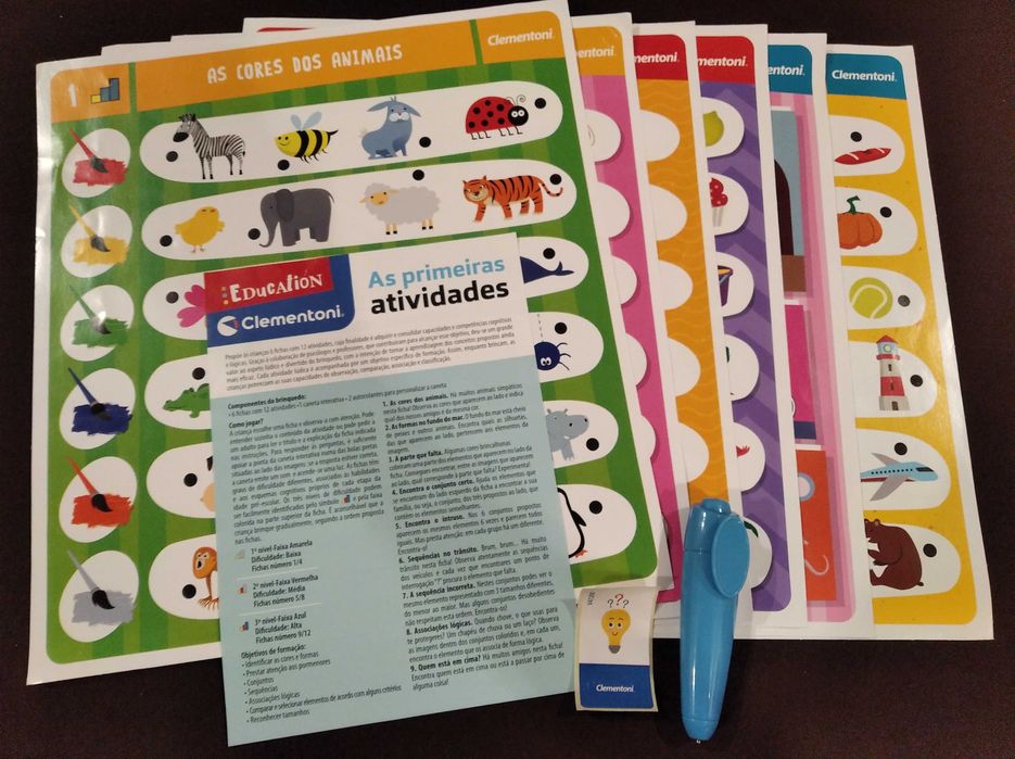 Jogo 'As primeiras atividades', da Clementoni (3-5 anos)