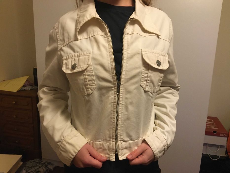 Casaco Branco Zara TRF