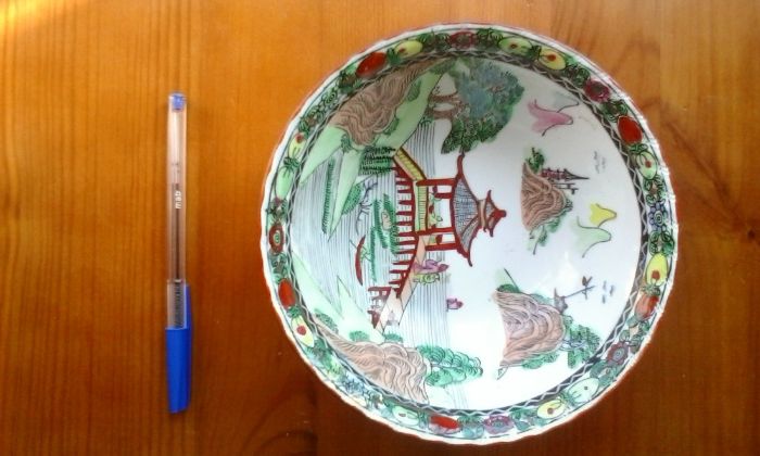 Lote de 2x peças de famílias diferentes - Motivo Oriental / Asiático