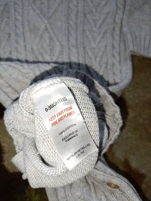 Ромпер для хлопчика 0-3 місяці 56-62 см