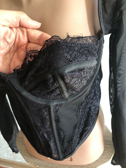 Сексуальный топ с длинными рукавами