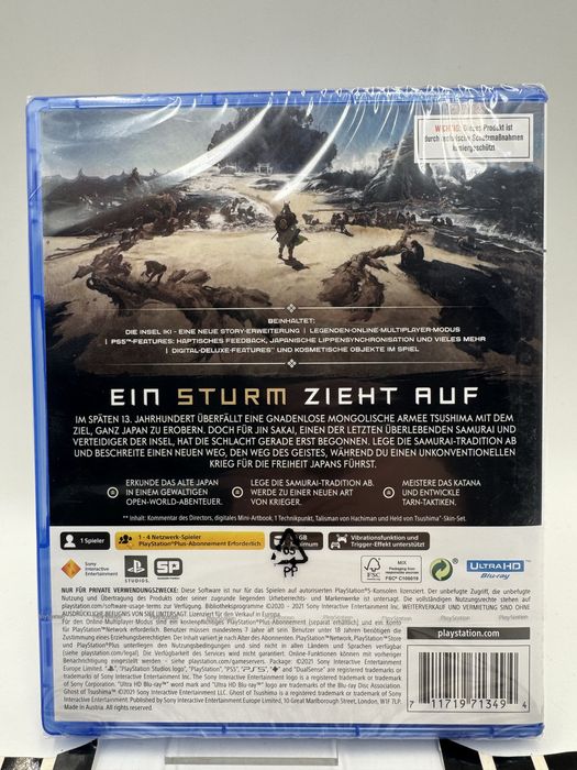 Nowa PL Ghost Of Tsushima Directors Cut Ps5 Gwarancja