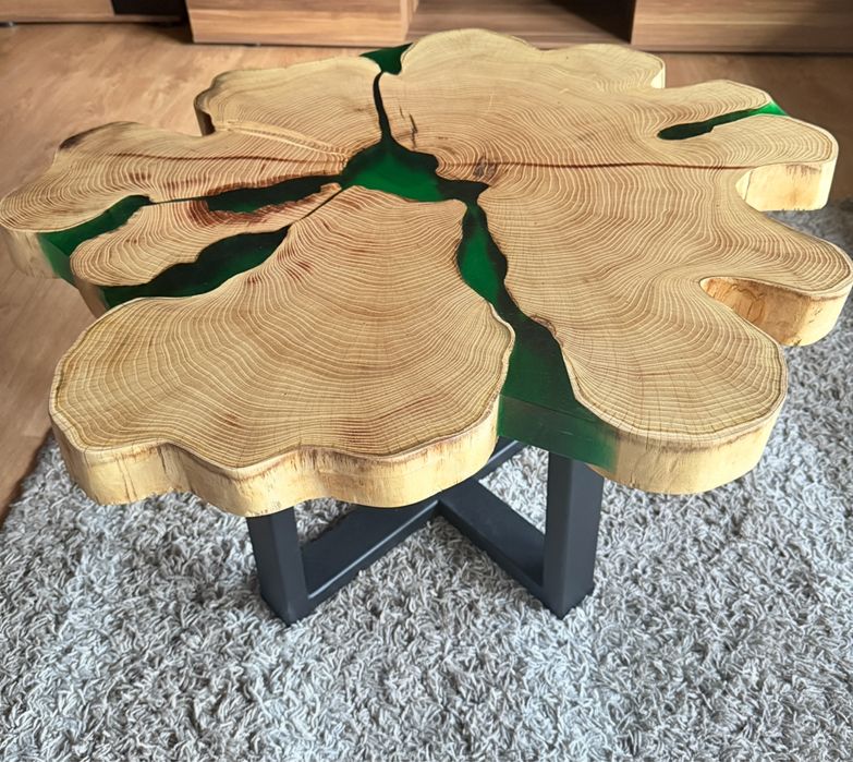 Stoliki kawowe drewno loft zywica