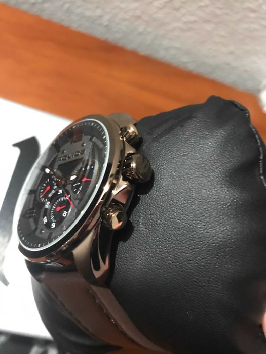 Relógio Police Castanho