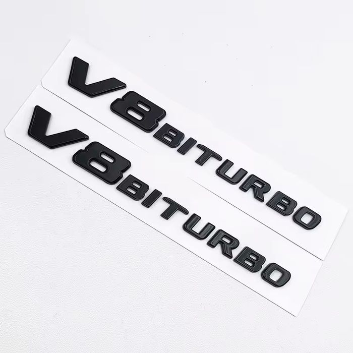 Комплект емблем шильдик логотип Мерседес w205 w204 c class c63 amg v8