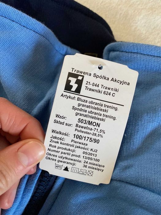 Dres Wojskowy Sportowy Polski 503/MON Bluza 100/175/90
