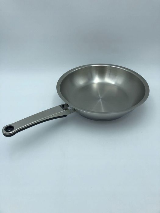 Ecovitam patelnia 24 cm stal nierdzewna na indukcję zdrowe gotowanie