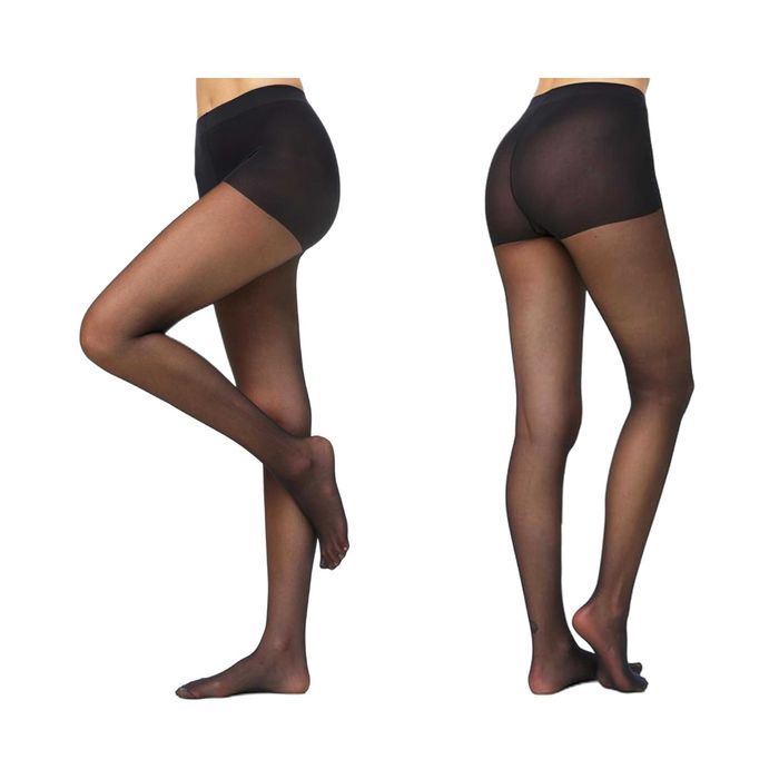 Damskie Rajstopy NUR DIE Goodbye Laufmaschen 20 DEN Czarny Mat 40-44/M