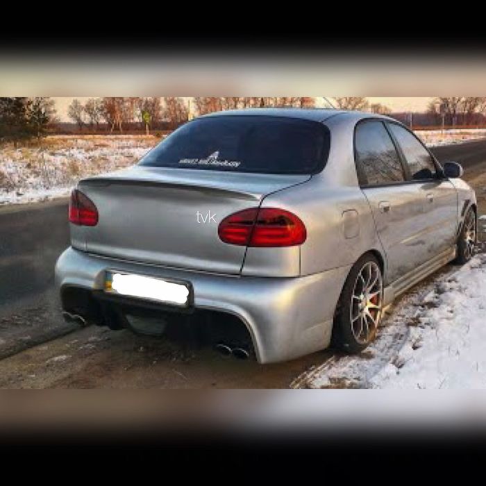 Спойлер (Лип) на багажник ЗАЗ Sens Сенс Daewoo Lanos  Сабля