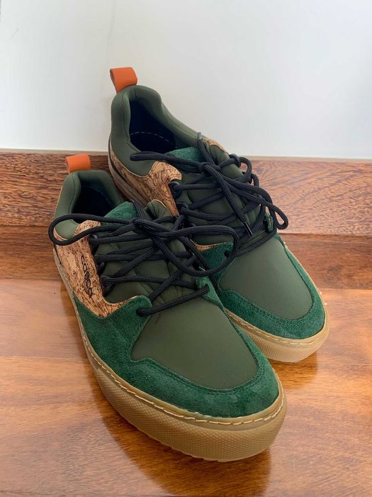 SWEAR - Casko Green & Cork Shoes - 44/45