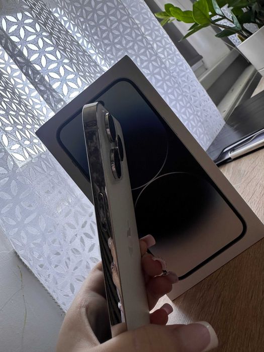 Iphone 14 pro max silver 128GB w super stanie!