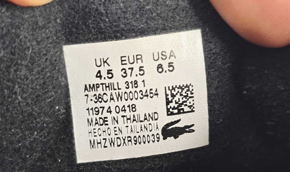 Lacoste AMPTHILL buty r. 37,5 eu