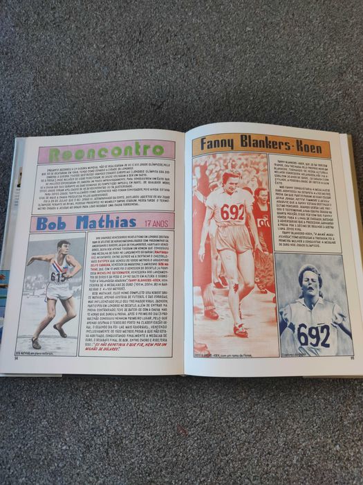 Livro Vintage Ilustrado: Jogos Olímpicos